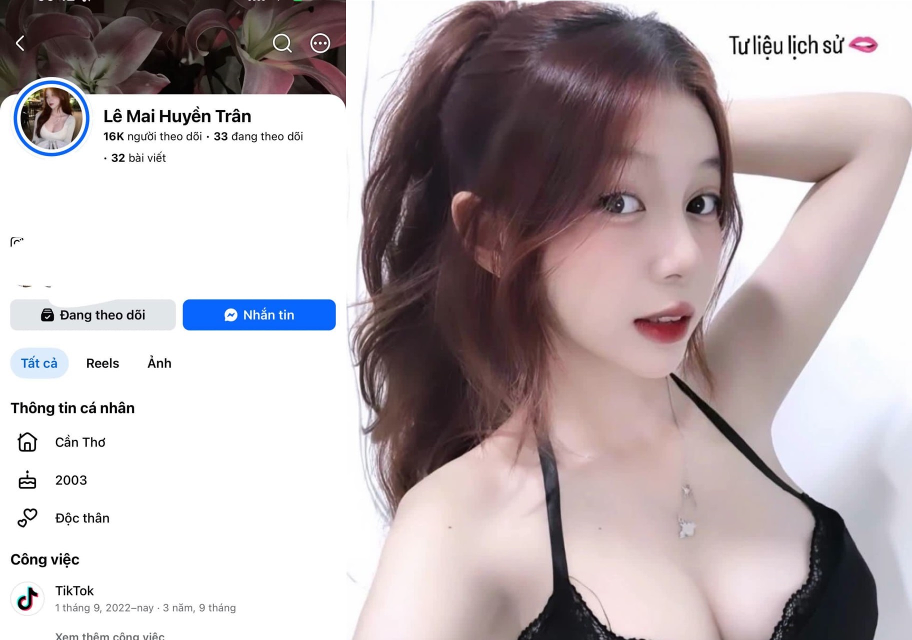 Clip nóng Lê Mai Huyền Trân