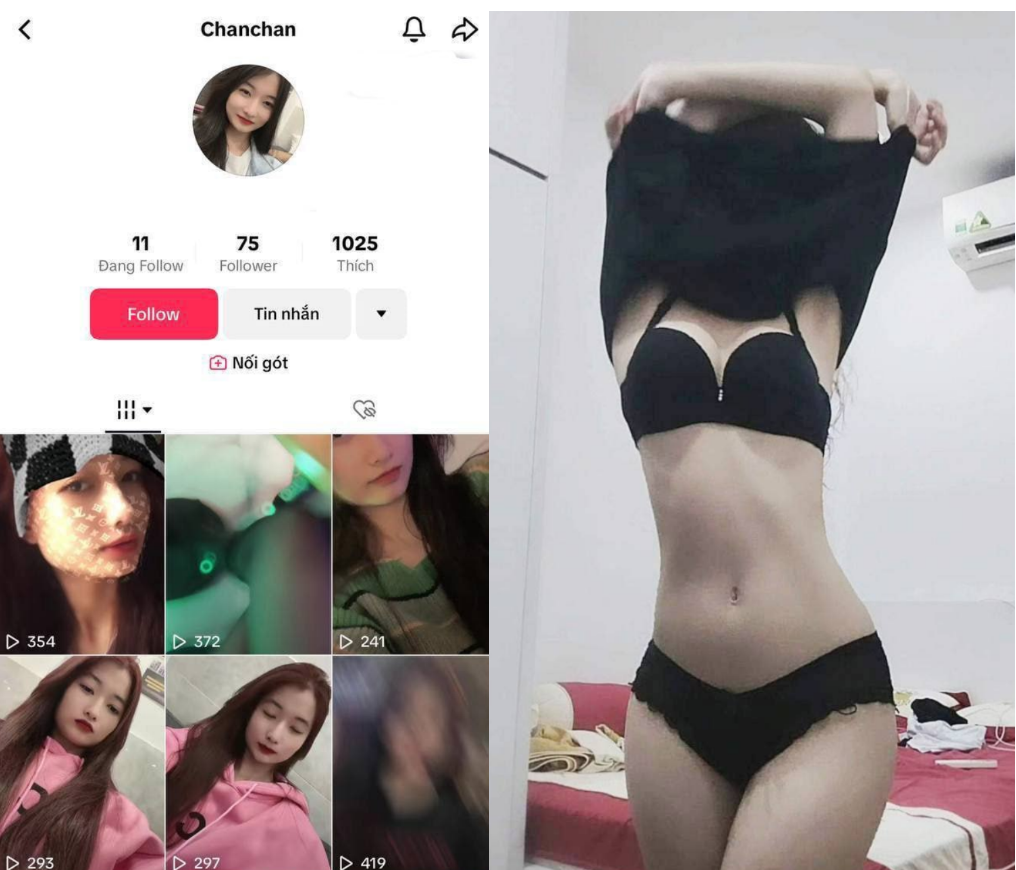 Phim Clip sex Chan Chan TikToker