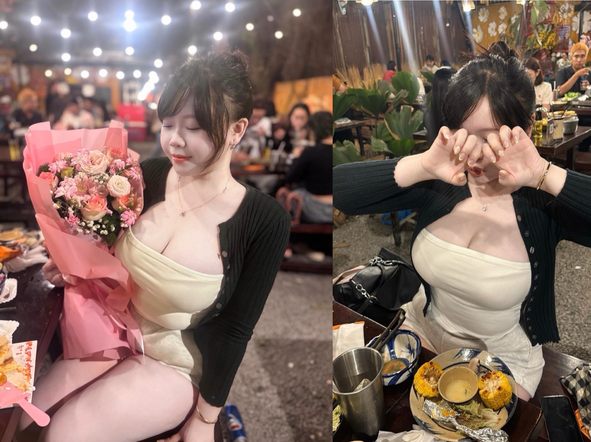 Phim Đi ăn với em hàng múp rồi địt luôn